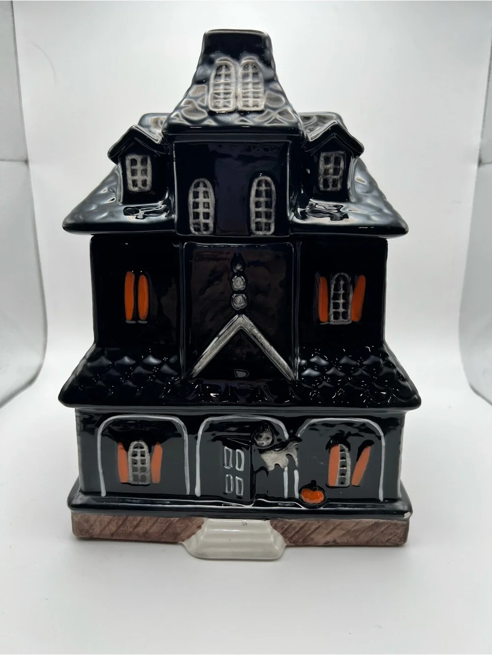 Halloween Ceramic Haunted House Cookie Jar - Haunted House